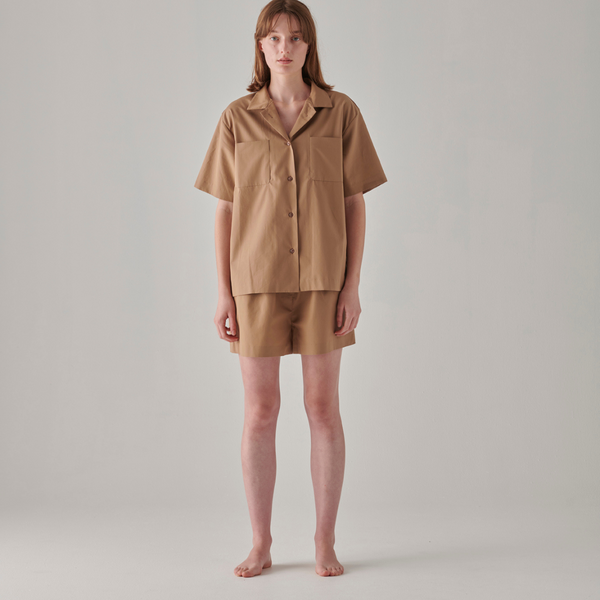100% Organic Cotton Shorts Mushroom - Womens