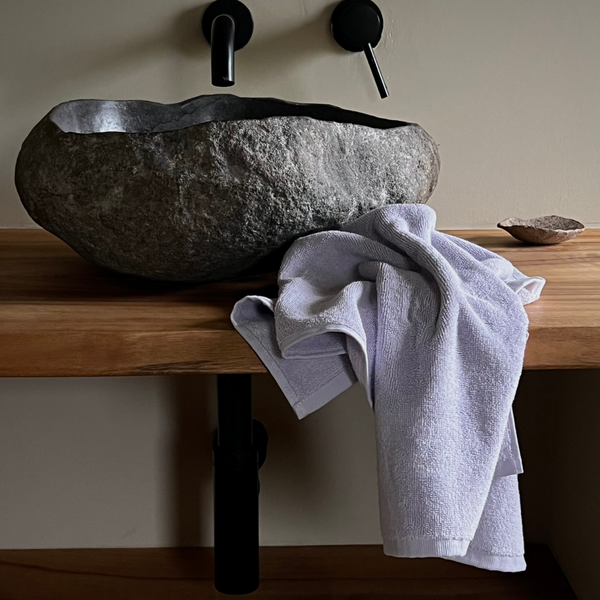 100% Organic Cotton Bath Towel Set Lilac