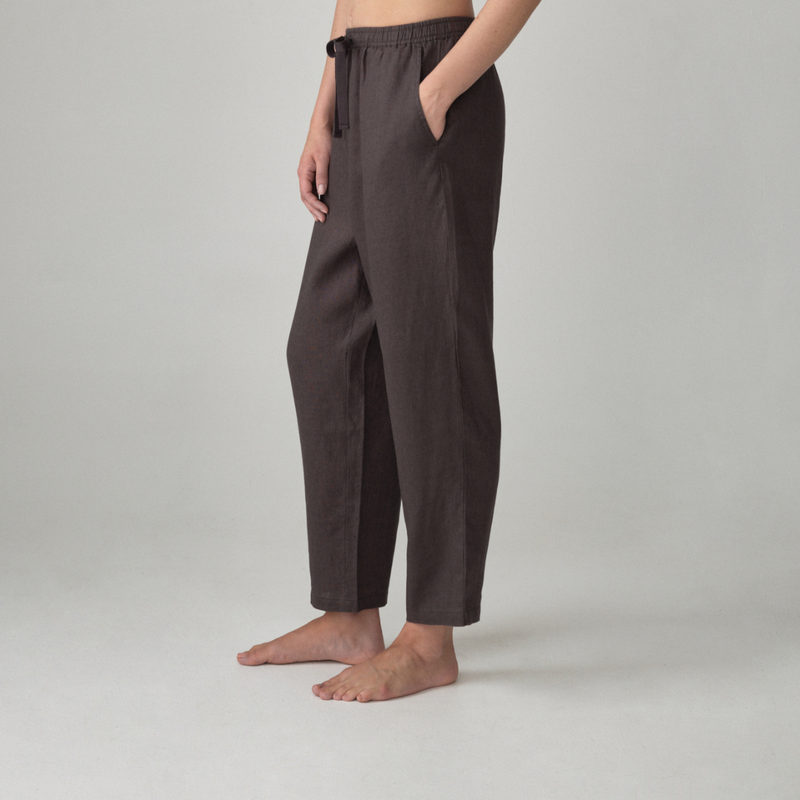 100 linen pants womens clearance