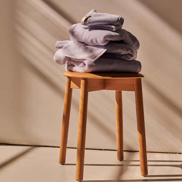 100% Organic Cotton Towels in Lilac