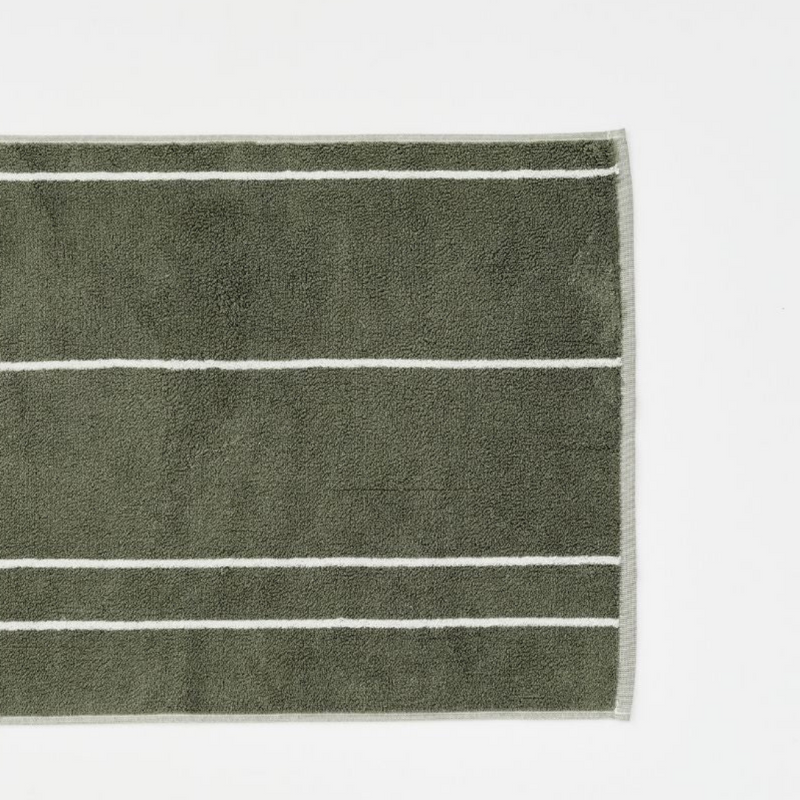 100% Organic Cotton Bath Mat in Khaki