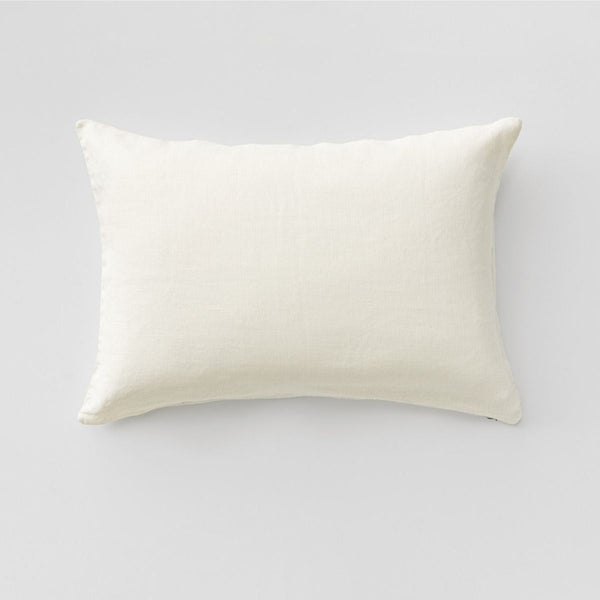 Heavy Linen Pillowslip Set in White