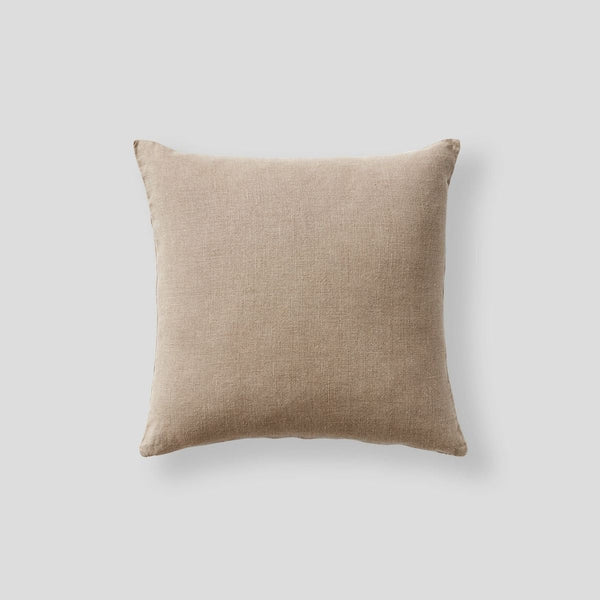 Heavy Linen Square Cushion in Natural