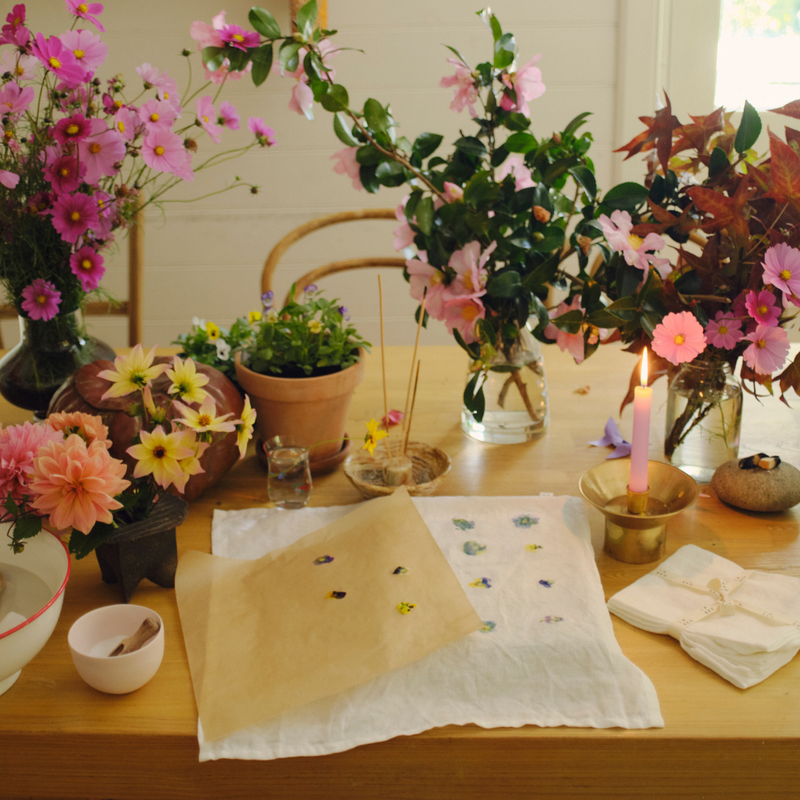 Make IN BED Kit #1: Tataki-zomé (Flower Pounding)