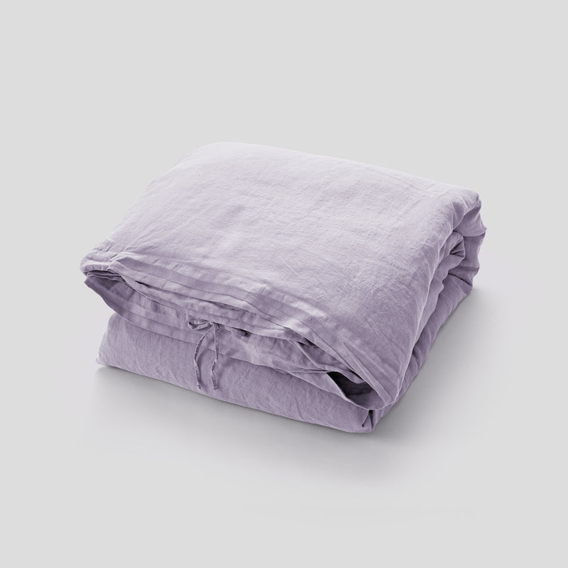 100% Linen Duvet Set Lilac | IN BED USA