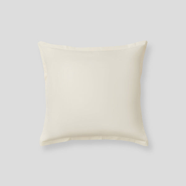 Organic Cotton Percale Sham Pillowslip set (of two) in Milk
