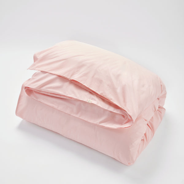 Organic Cotton Percale 300TC Duvet cover in Marshmallow