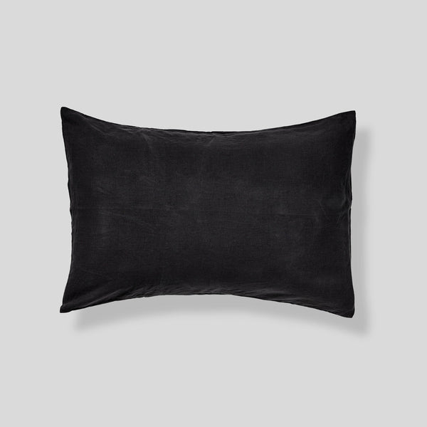 100% Linen Pillowslip Set (of two) in Kohl