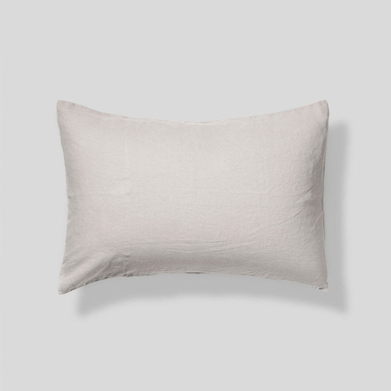 100% Linen Pillowslip Set (of two) in Dove Grey