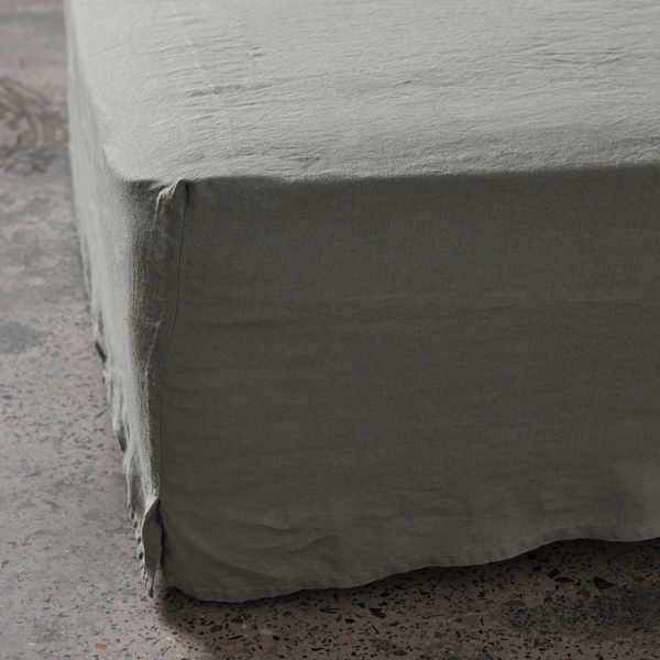 100% Linen Valance in Khaki