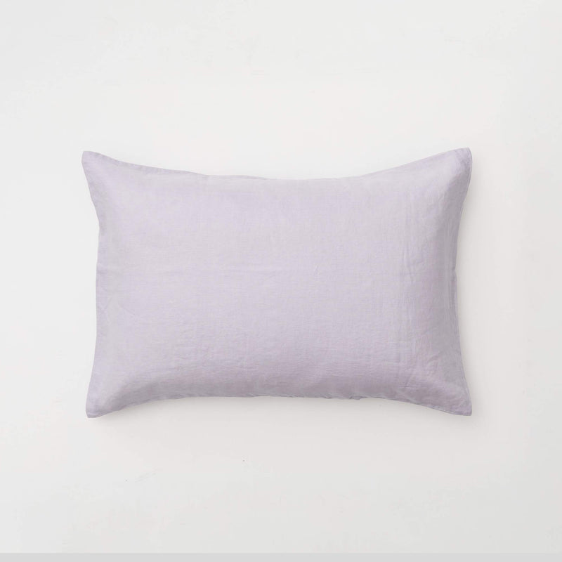 100% Linen Pillowslip Set (of two) in Lilac