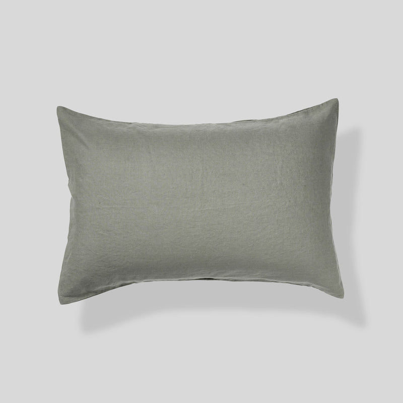 100% Linen Pillowslip Set (of two) in Khaki