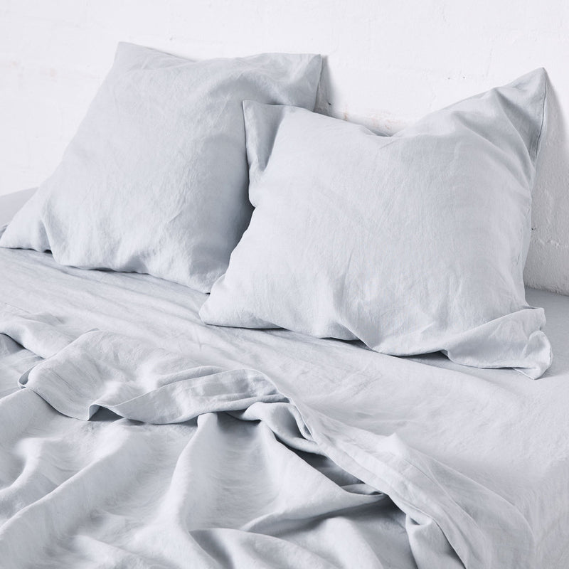 100% Linen Pillowslip Set (of two) in Mist